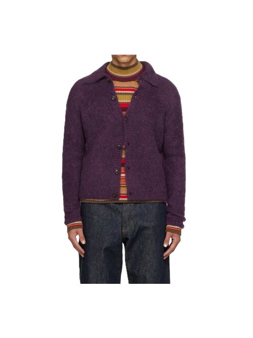 Dries Van Noten Mora Cardigan | Alpaca Wool Cardigan DRIES VAN NOTEN | 262-021230-4709401 PURPLE